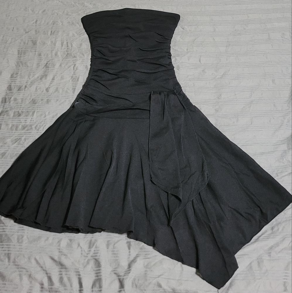 Strapless Little Black Dress